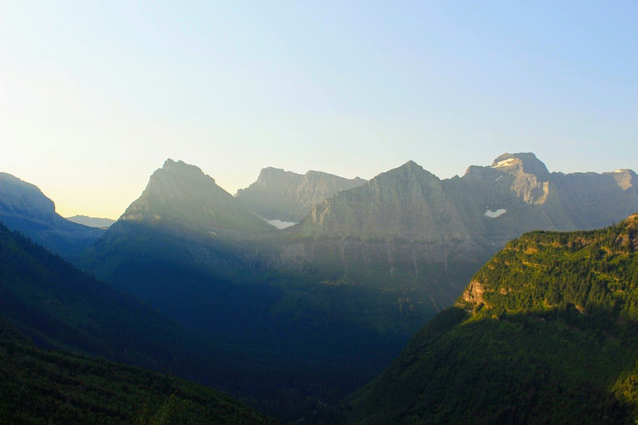 Mountain with Sunrays